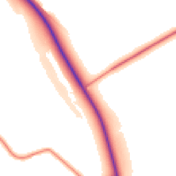 Daytime road noise heatmap for CA16 6AG