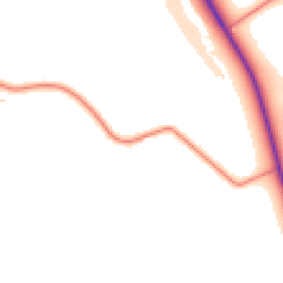 Daytime road noise heatmap for CA16 6AH