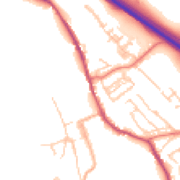 Daytime road noise heatmap for CA16 6BP