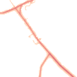 Daytime road noise heatmap for CA16 6FD