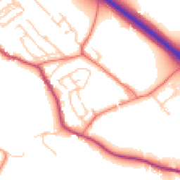 Daytime road noise heatmap for CA16 6FH