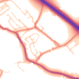 Daytime road noise heatmap for CA16 6FJ
