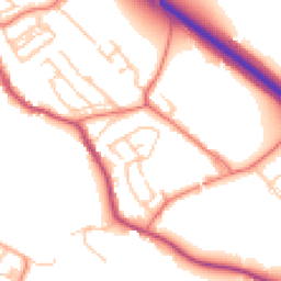 Daytime road noise heatmap for CA16 6FP