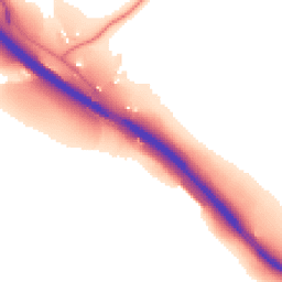 Daytime road noise heatmap for CA16 6LN