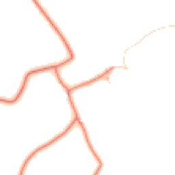 Daytime road noise heatmap for CA16 6LU