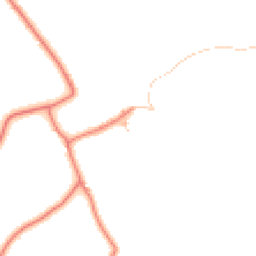 Daytime road noise heatmap for CA16 6LX