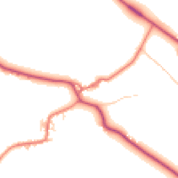 Daytime road noise heatmap for CA16 6PD