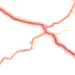Daytime road noise heatmap for CA16 6PF