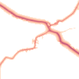 Daytime road noise heatmap for CA16 6PG