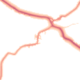 Daytime road noise heatmap for CA16 6PP