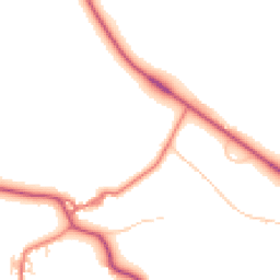 Daytime road noise heatmap for CA16 6PQ