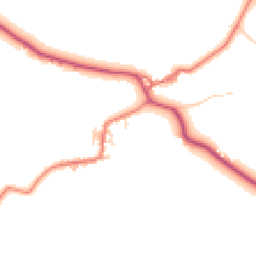 Daytime road noise heatmap for CA16 6QF