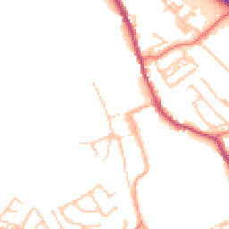 Daytime road noise heatmap for CA16 6QP