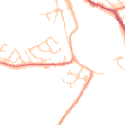 Daytime road noise heatmap for CA16 6RH