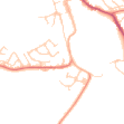 Daytime road noise heatmap for CA16 6SH