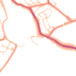 Daytime road noise heatmap for CA16 6UP