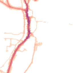 Daytime road noise heatmap for CA17 4AD