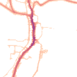 Daytime road noise heatmap for CA17 4AG