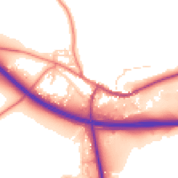 Daytime road noise heatmap for CA17 4AT