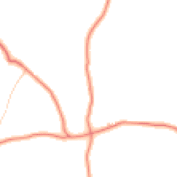 Daytime road noise heatmap for CA17 4AW