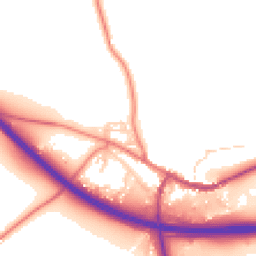 Daytime road noise heatmap for CA17 4BH