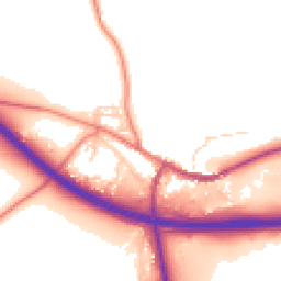 Daytime road noise heatmap for CA17 4BJ