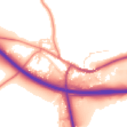 Daytime road noise heatmap for CA17 4BL