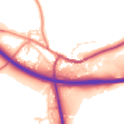Daytime road noise heatmap for CA17 4BP