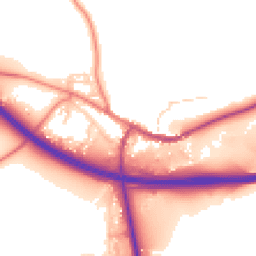 Daytime road noise heatmap for CA17 4BW