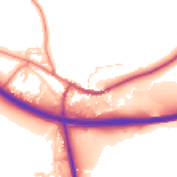 Daytime road noise heatmap for CA17 4BX