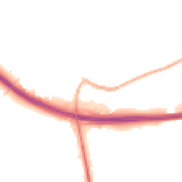 Night-time road noise heatmap for CA17 4BY