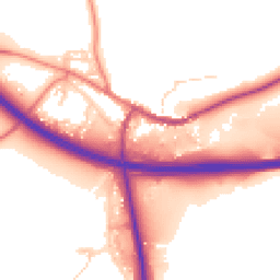 Daytime road noise heatmap for CA17 4BZ