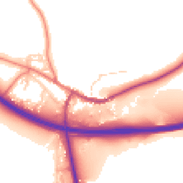 Daytime road noise heatmap for CA17 4DN