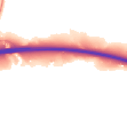 Daytime road noise heatmap for CA17 4DY