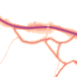 Daytime road noise heatmap for CA17 4LW