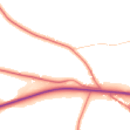 Daytime road noise heatmap for CA17 4LZ