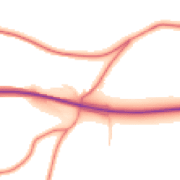 Daytime road noise heatmap for CA17 4NB
