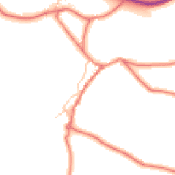 Daytime road noise heatmap for CA17 4NG