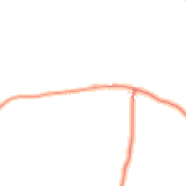 Daytime road noise heatmap for CA17 4PQ