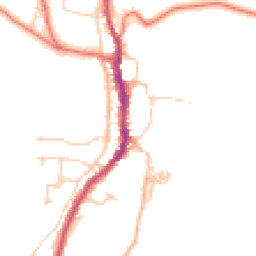 Daytime road noise heatmap for CA17 4QH