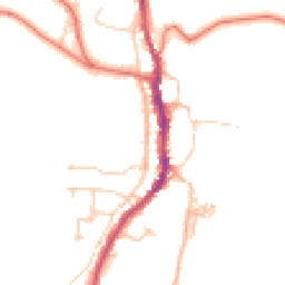 Daytime road noise heatmap for CA17 4QL