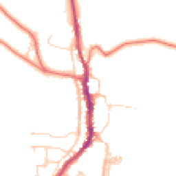 Daytime road noise heatmap for CA17 4QS
