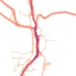Daytime road noise heatmap for CA17 4QT