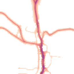 Daytime road noise heatmap for CA17 4RJ