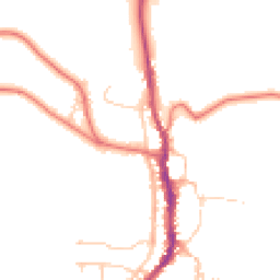 Daytime road noise heatmap for CA17 4RL