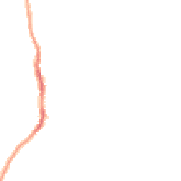 Night-time road noise heatmap for CA17 4SA