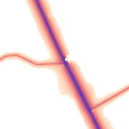 Daytime road noise heatmap for CA4 0DA