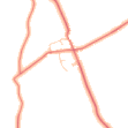 Daytime road noise heatmap for CA4 0DF