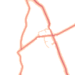 Daytime road noise heatmap for CA4 0DL