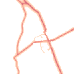 Daytime road noise heatmap for CA4 0DN